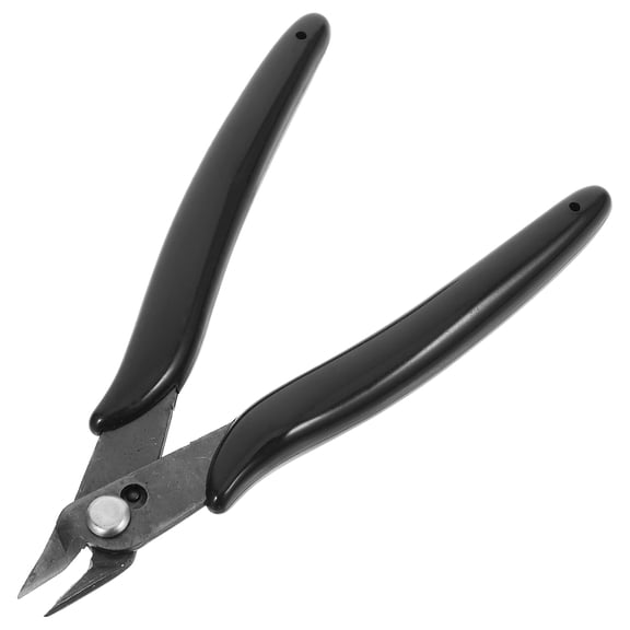 Milisten Electrical Wire Scissors Side Pliers Black for Electronic Wire and Plastic Trim