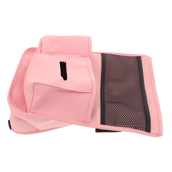 Milisten Durable Pink Car Storage Organizer for Armrest and Front Seat