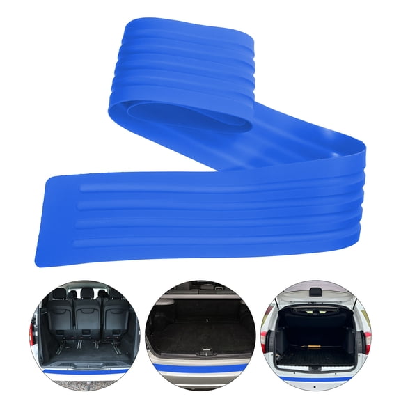 Milisten Car Bumper Protector Blue Sleek Scratch-Resistant PVC Rubber for Suv