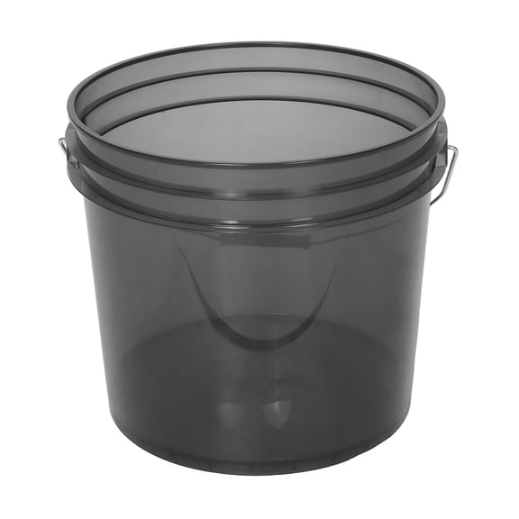 Milisten Car Wash Buckets Black Rectangular Bucket For Outdoor Activities 1Pcs