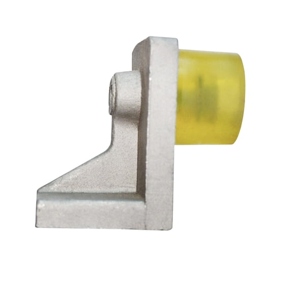 Milisten Cast Aluminum Stopper Pad for Engraving Machine Woodworking Durable Wear Resistant Silver 1.5"x2.3"x3.7"