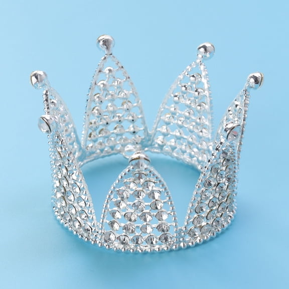 Milisten Lightweight Plated Silver Bridal Tiara Crown with Crystal Design Perfect for Wedding and Special Occasions
