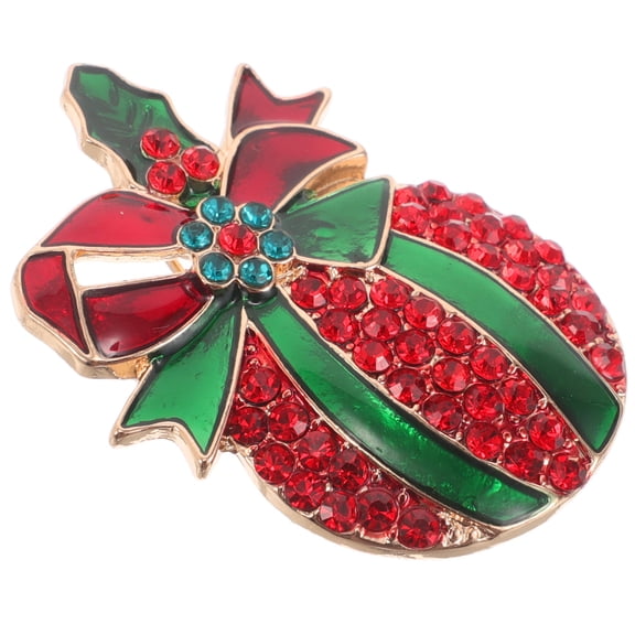 Milisten Charming Christmas Brooch Multi Enamel Pin for Holiday Decor