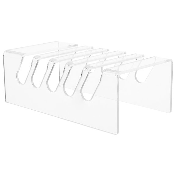 Milisten Clear Acrylic Phone Stand for Desk, Versatile Mobile Display Holder, Office Organizer for Home, Work, Tablet