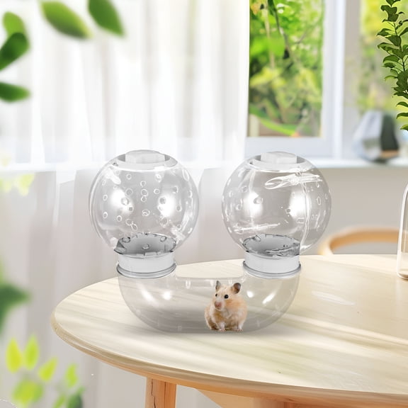 Milisten High Transparency White Hamster Tubes for Small Pet Activity and Exercise