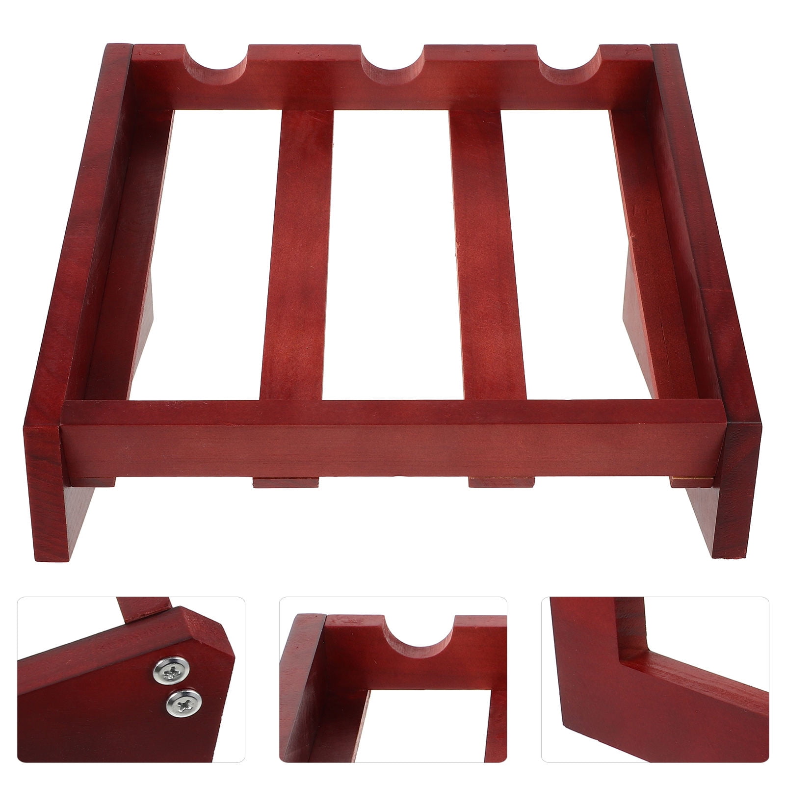 Milisten Dark Red Wine Rack for Storage Use Synthetic Material Enhances ...