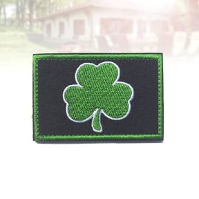 Milisten Green Fabric Decorative Patch Armband Sticker Set for Hats and Clothing Accessories