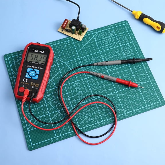 Milisten Portable Digital Multimeter with Flashlight for Electrical Circuits