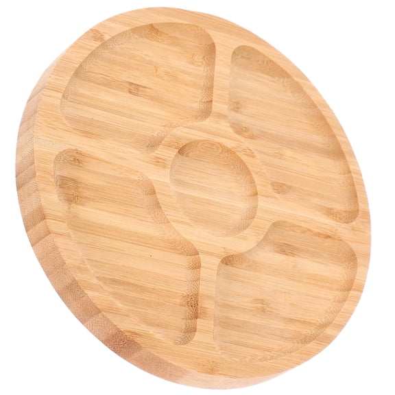 Milisten  Divided Dessert Plate Food Compartment Tray Cake Decorations Trays Plates