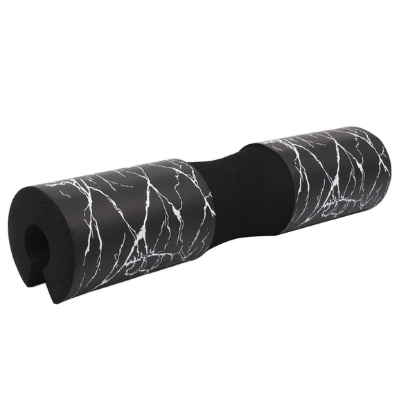 Milisten Durable Black Barbell Cushion Pad for Hip Thrusts and Squats with Neck Protection