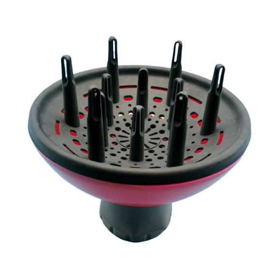 Milisten Durable Black Hair Styling Diffuser Heat-Resistant Curl Enhancer 1Pc