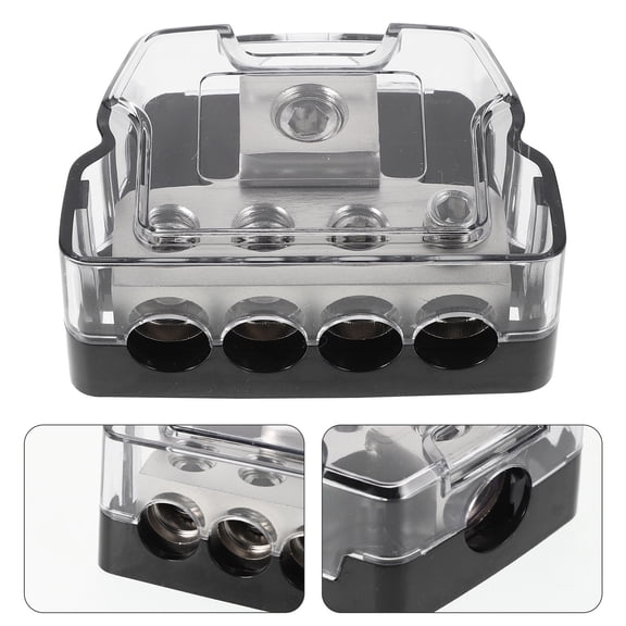 Milisten Multi Way Fused Power Distribution Block for Car Audio Systems with Amplifier Cable Splitter