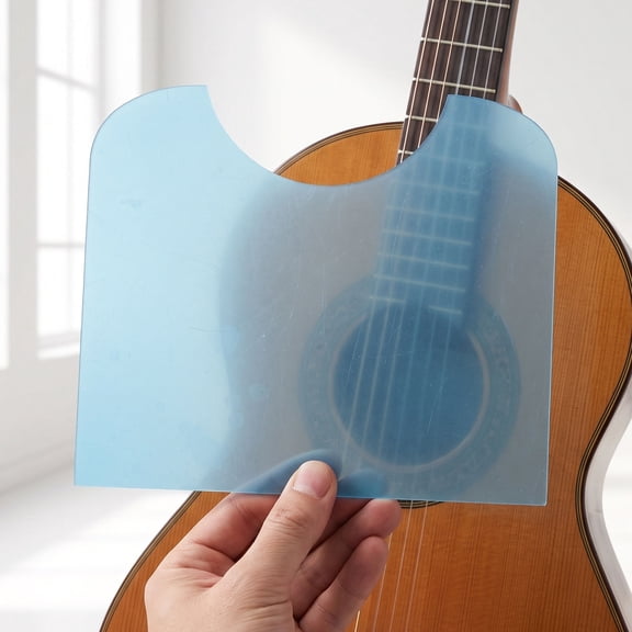 Milisten PVC Transparent Guitar Pickguard Film Easy Removal and Reuse