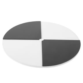 Milisten Dual-Sided Water Clarity Disk with Black and White Grid for Accurate Home Water Visibility Testing