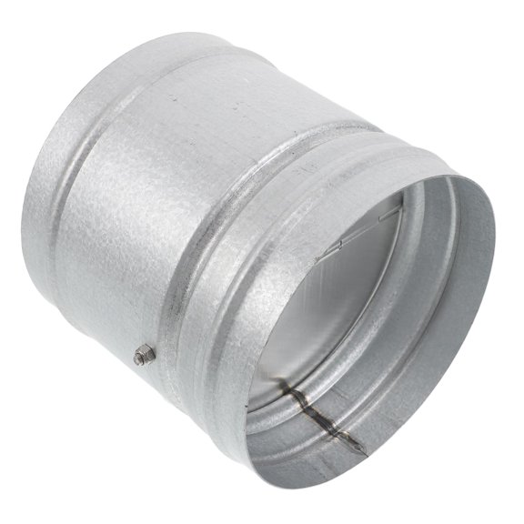 Milisten Durable Plated Silver Backflow Preventer Inline Duct Damper for Home Air Circulation