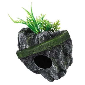 Milisten Resin Floating Aquarium Rock Ornament Durable Artificial Stone Cave Shelter for Fish Tank