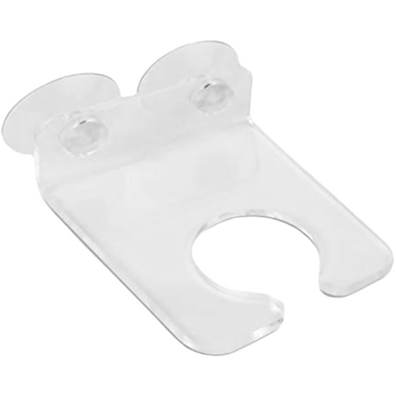 Milisten Elegant Transparent Wine Glass Rack for Bathtub Use with Strong Support