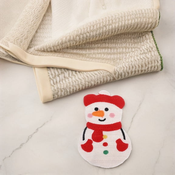 Milisten Merry Christmas Appliques Multi Polyester Hand Embroidery for Clothing and Bags