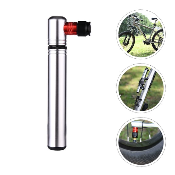 Milisten Hand Air Pump Portable Bike Tire Inflator with Extended Hose and Universal Nozzle for Cycling and Sports