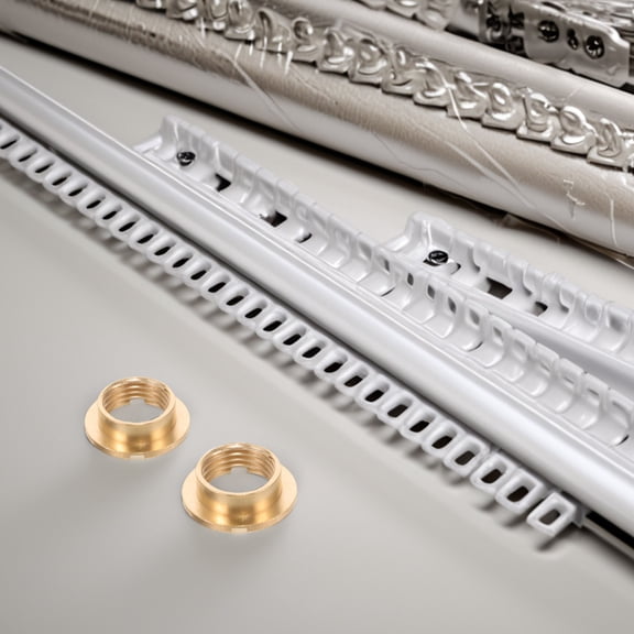 Milisten 8Pcs Clock Mechanism Nuts for DIY Repair with Quiet Countersunk Design and Durable Fit