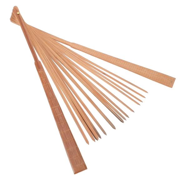 Milisten Beige Fan Frame Japanese Style Decorative Wall Art for Elegant Home and Office Decoration