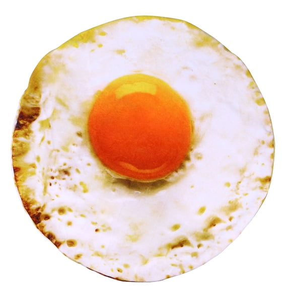 Milisten Fried Egg Pet Blanket Ultra Soft Super Fuzz Cushion Cover for Cat Bed Sofa Protection