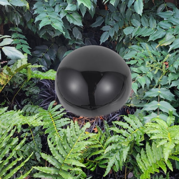 Milisten Gazing Globes 1Pcs Stainless Steel Reflective Ball Garden Mirror Ball Round Shape For Garden Adornment