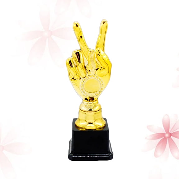 Milisten Golden Award Trophy Made of Durable Plastic for Awarding and Recognizing Outstanding Achievements