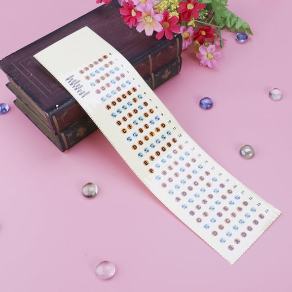 Milisten Guitar Fretboard Note Map Decals Self Adhesive Paper Top Class Glue 1Pcs 10.4x3x0.04in for Guitarist Practice