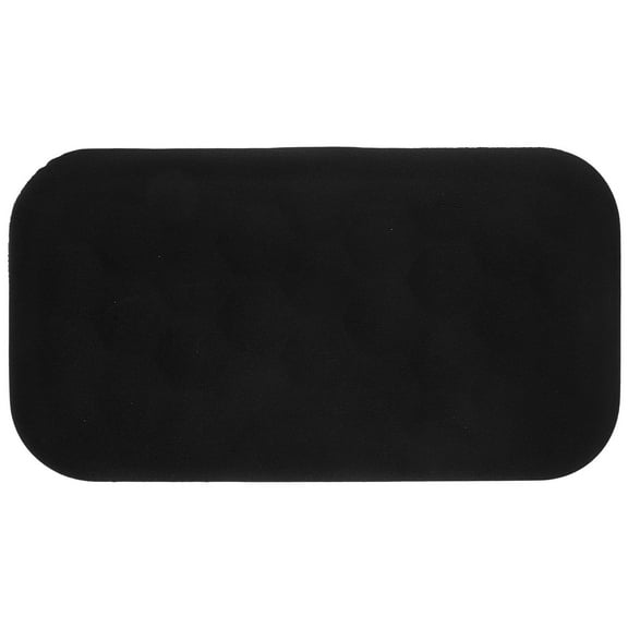 Milisten Black Ergonomic Mouse Wrist Rest Cushion with Anti- Silicone Base for Comfortable Office Use