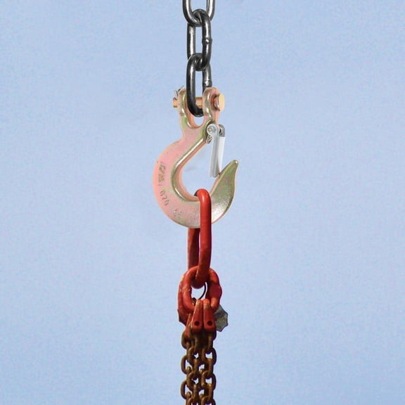 Milisten Sturdy Metal Lifting Hook with Safety Latch for Outdoor and Industrial Cargo Lifting