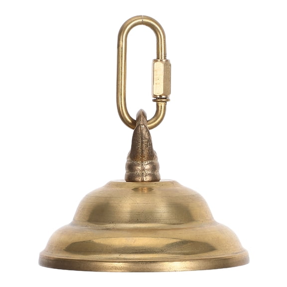 Milisten Heavy Duty Brass Ceiling Light Base Plate for Pendant Lamps and Chandelier Mounting