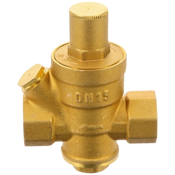 Milisten High Precision Water Pressure Reducer with Adjustable Brass Valve for Plumbing