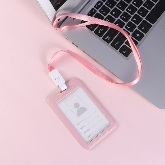 Milisten  Pink Badge Lanyard, Perfect for Id and Business Card Protection