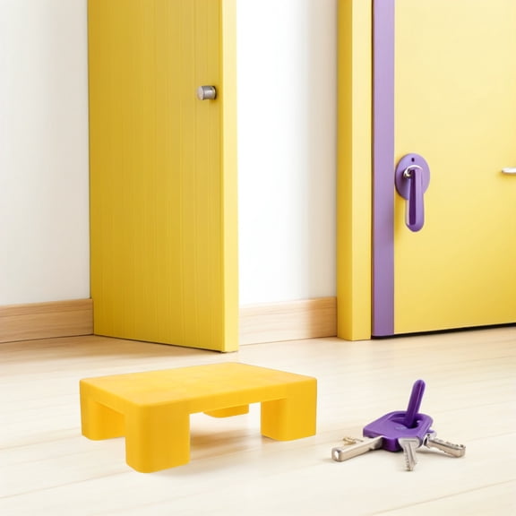 Milisten Indoor Outdoor Yellow Plastic Pallet for Cartons Oil Drum Storage Heavy Load Design