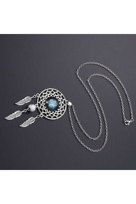 1Pcs Dreamcatcher Necklace Plated Alloy Pendant Jewelry for Women Wedding
