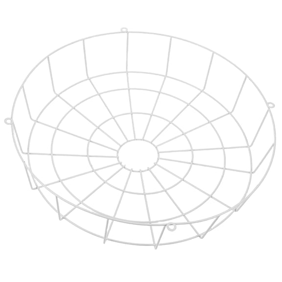 Milisten White Ceiling Light Wire Guard with Sturdy Construction and Aesthetic Design for Home and Office Lighting