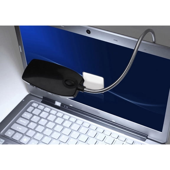 Milisten Black Laptop Light USB Charging 28 LED Beads Flexible Gooseneck for Lighting