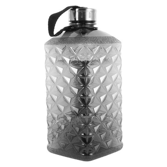 Milisten Dark Grey 2200ML Plastic Water Container Large Capacity Hydration Bottle