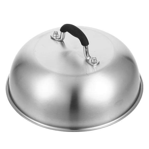 Milisten Stainless Steel Basting Cover Versatile Steamer Lid For Home Cooks 1Pcs