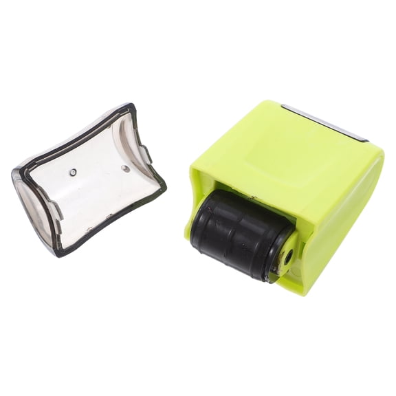 Milisten Light Green Dashed Handwriting Lines Roller Stamp Self Inking Line Stamp for Classroom and Home Use