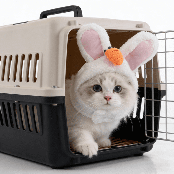 Milisten Lightweight Bunny Ear Hat for Cats and Small Dogs Perfect for Easter and