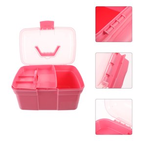 Milisten Lightweight Cosmetic Carry Case Handheld Organizer for Travel, Makeup Storage and Daily Use