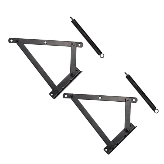 Milisten Hinge Pair 1 Set 10.8 x 5.5 x 0.2 Inches Metal Hardware