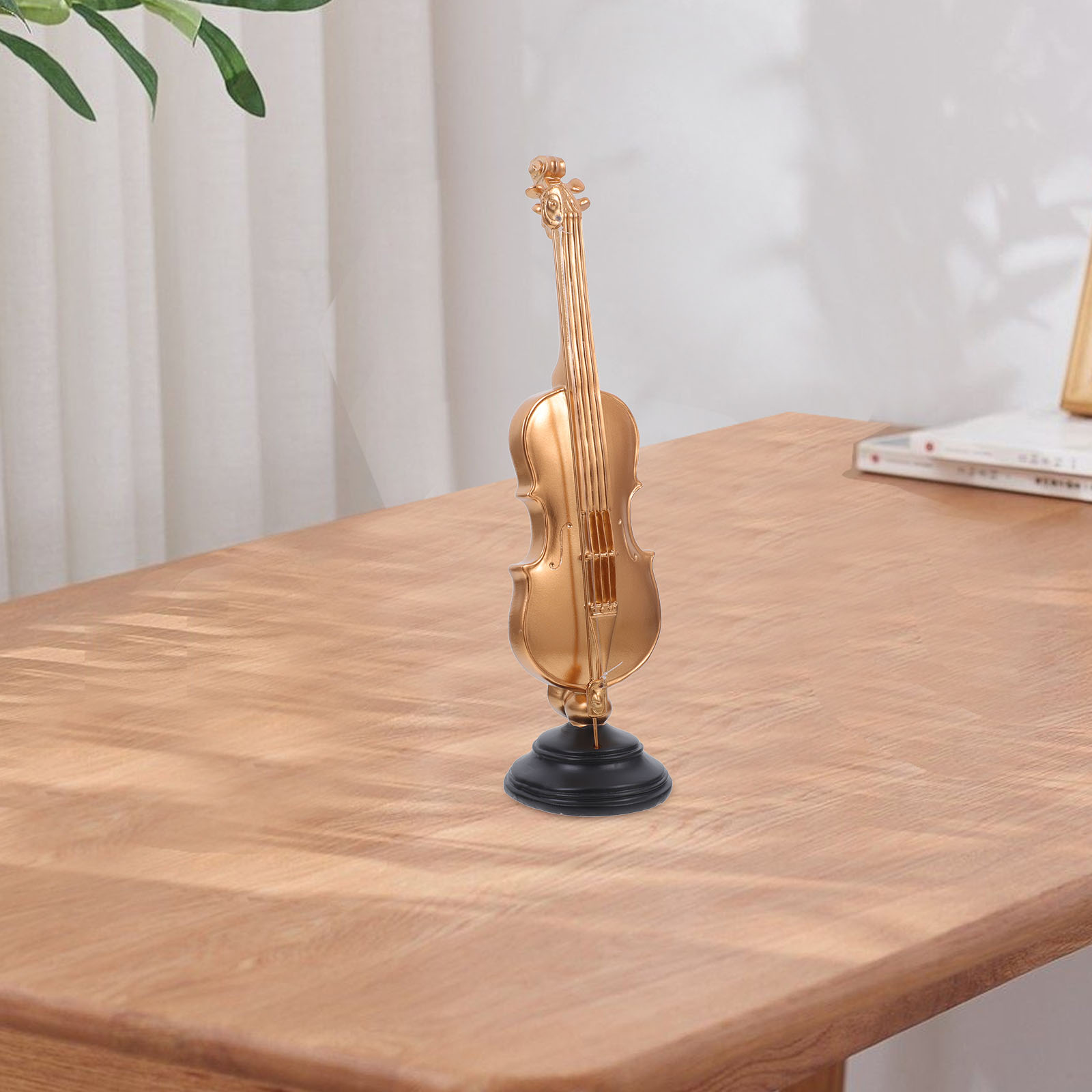 Milisten Resin Musical Instrument Model for Home and Office Decoration, Artist Desk Decor, 1 Set