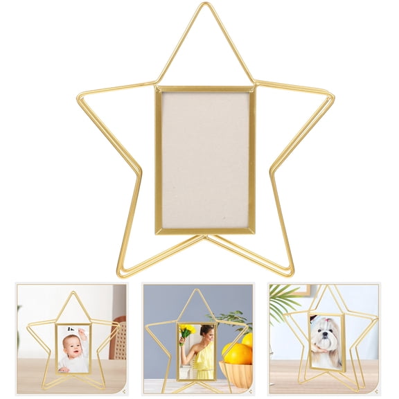 Milisten Metal Photo Frame 11.7 x 11.2 x 1.6 Inches, Decorative Picture Frame for Home, Office, or Desk Display