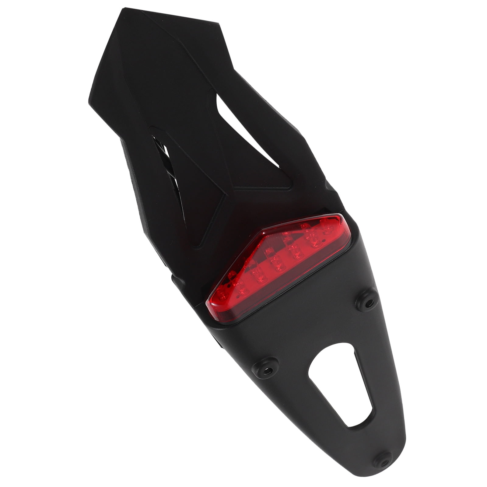 Milisten Motorbike Rear Tail Light Triangular Design For Dirt Bikes ATV 1Pack High Brightness LED Response