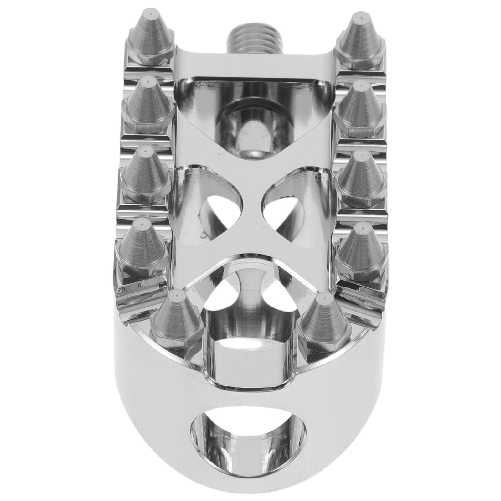 Milisten Motorcycle Left Foot Shifter Peg in Plated Silver for Smooth ...