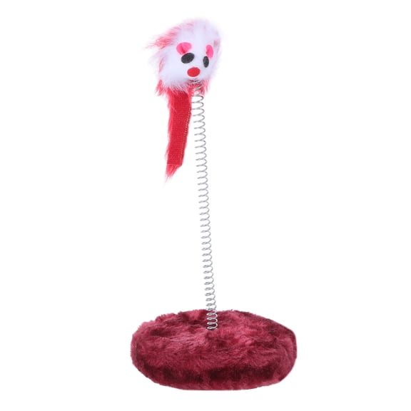 Milisten Mouse Teasing Cat Stick Cat Tumbler Toy Random Color Indoor Play 1Set