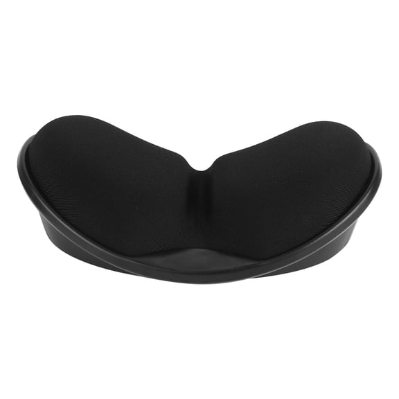 Milisten Memory Foam Mouse Pad with Ergonomic Wrist Rest, Anti- Base, Comfortable Black for Office and Gaming